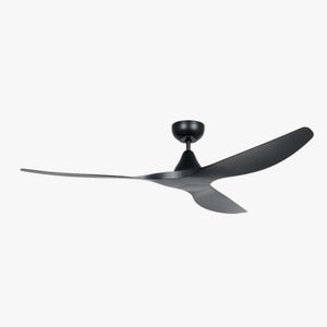 Without Light Surf Ceiling Fan Matte Black