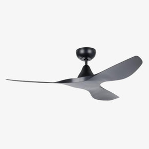 Without Light Surf Ceiling Fan Matte Black