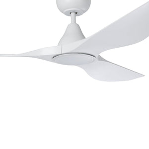 With Light Surf Ceiling Fan Matte White with Light
