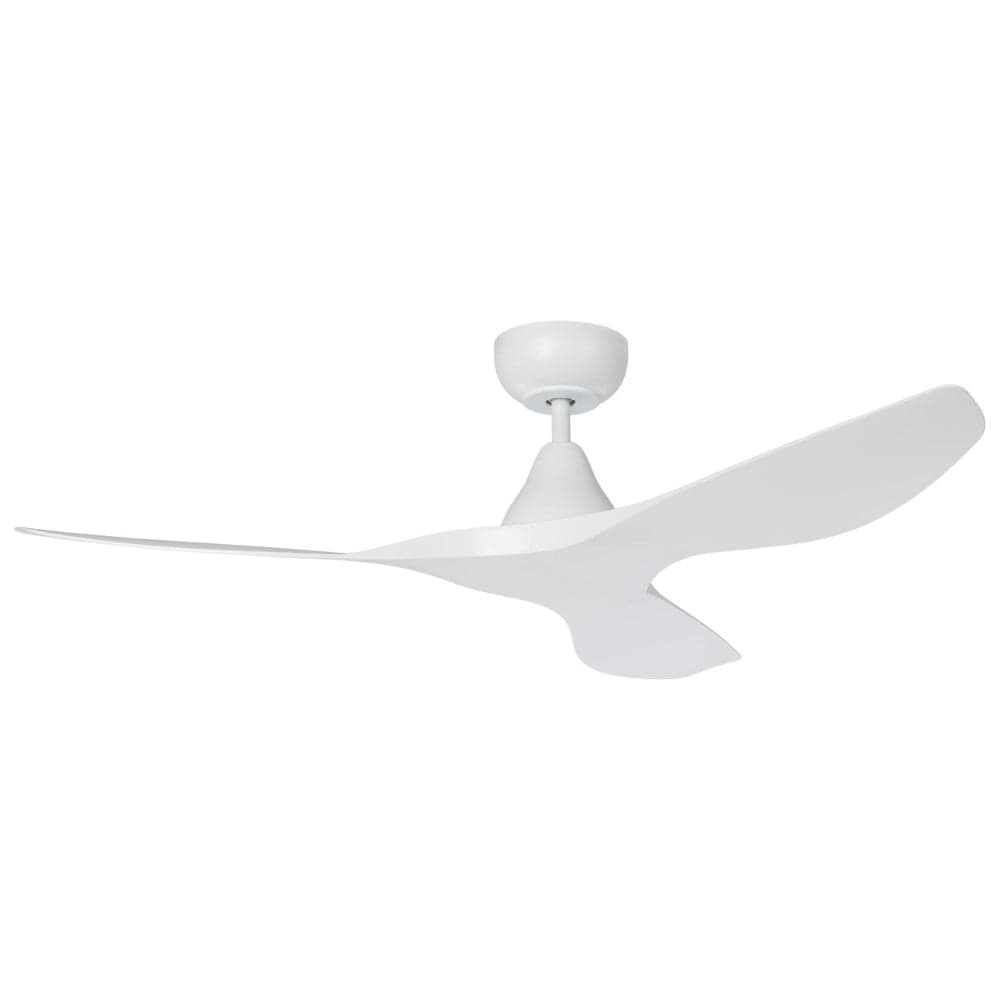 Without Light Surf Ceiling Fan Matte White