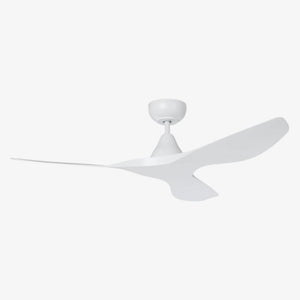 Without Light Surf Ceiling Fan Matte White