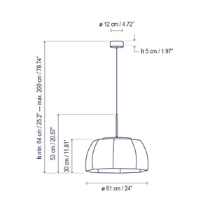 Interior Pendant Tanit S/61 Pendant