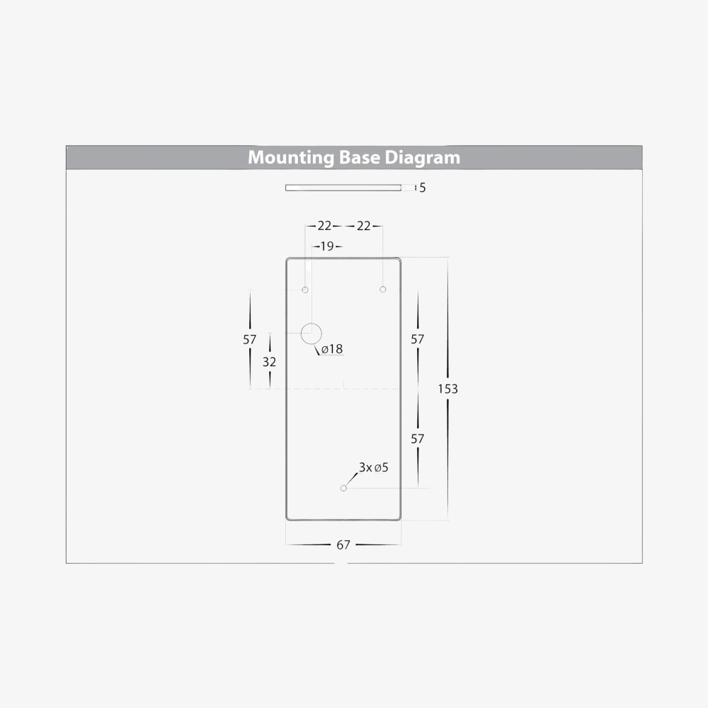 Exterior Wall Light Taper Medium Wedge Wall/Step Light - 12V