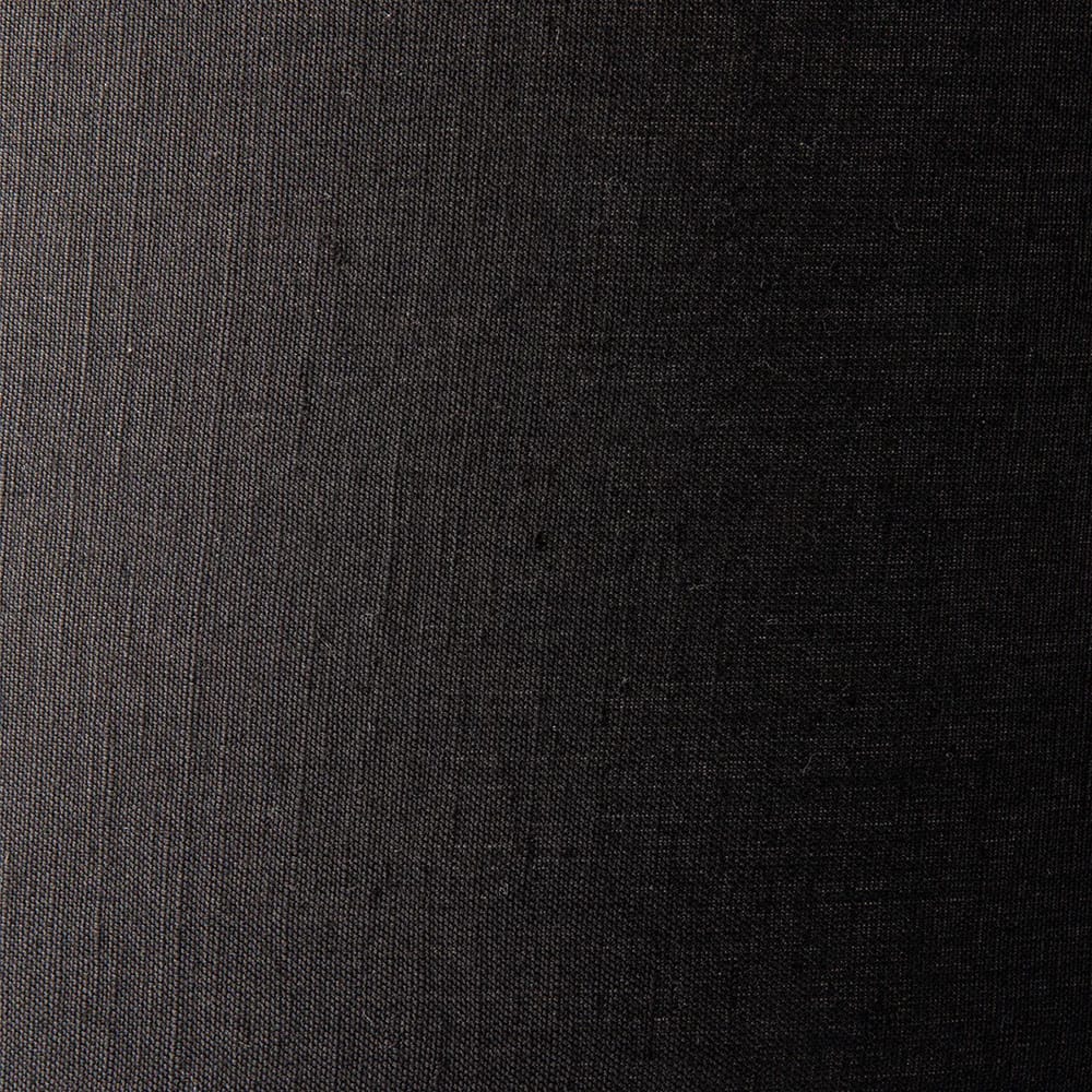 Lamp Shades Tapered Drum Linen Shade Black 40cm