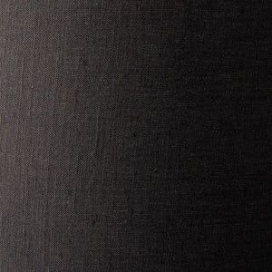 Lamp Shades Tapered Drum Linen Shade Black 40cm