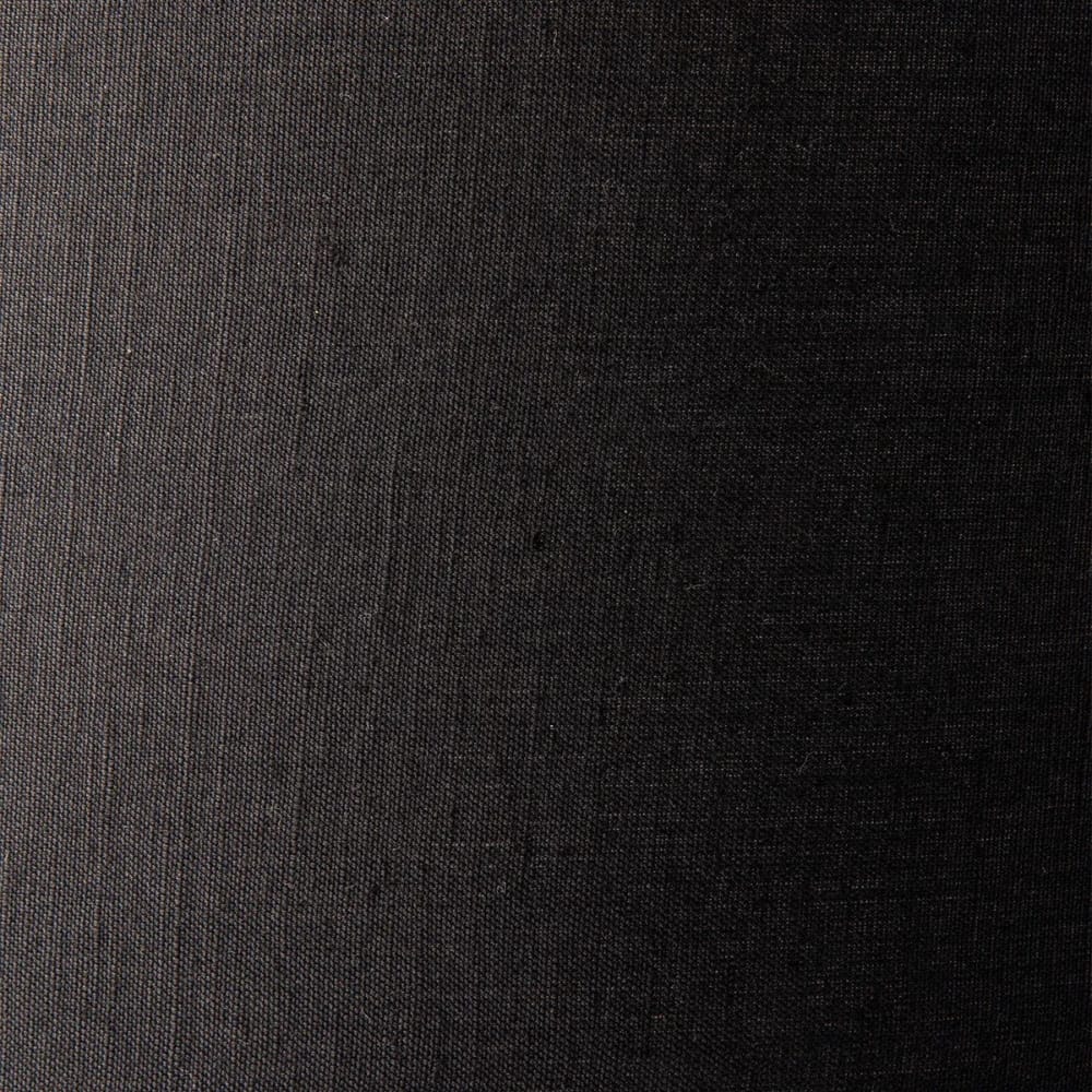 Lamp Shades Tapered Drum Linen Shade Black 50cm