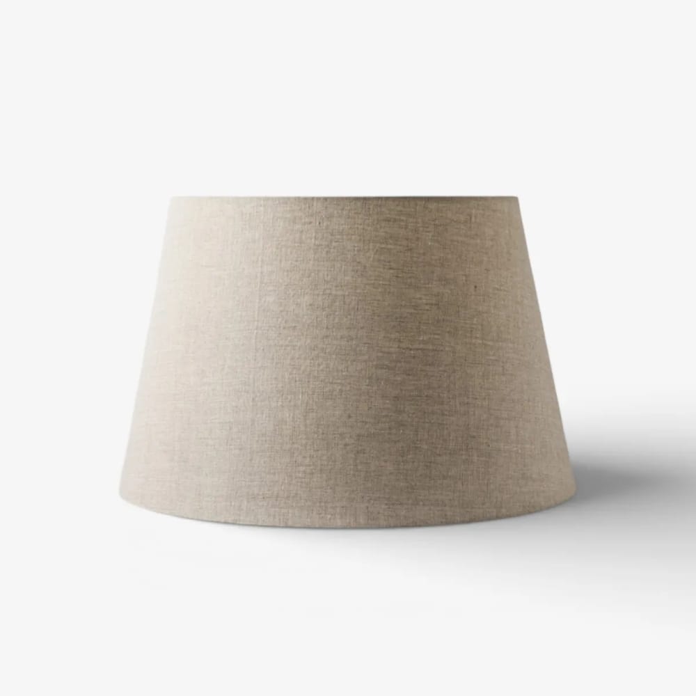 Lamp Shades Tapered Drum Linen Shade Natural 50cm