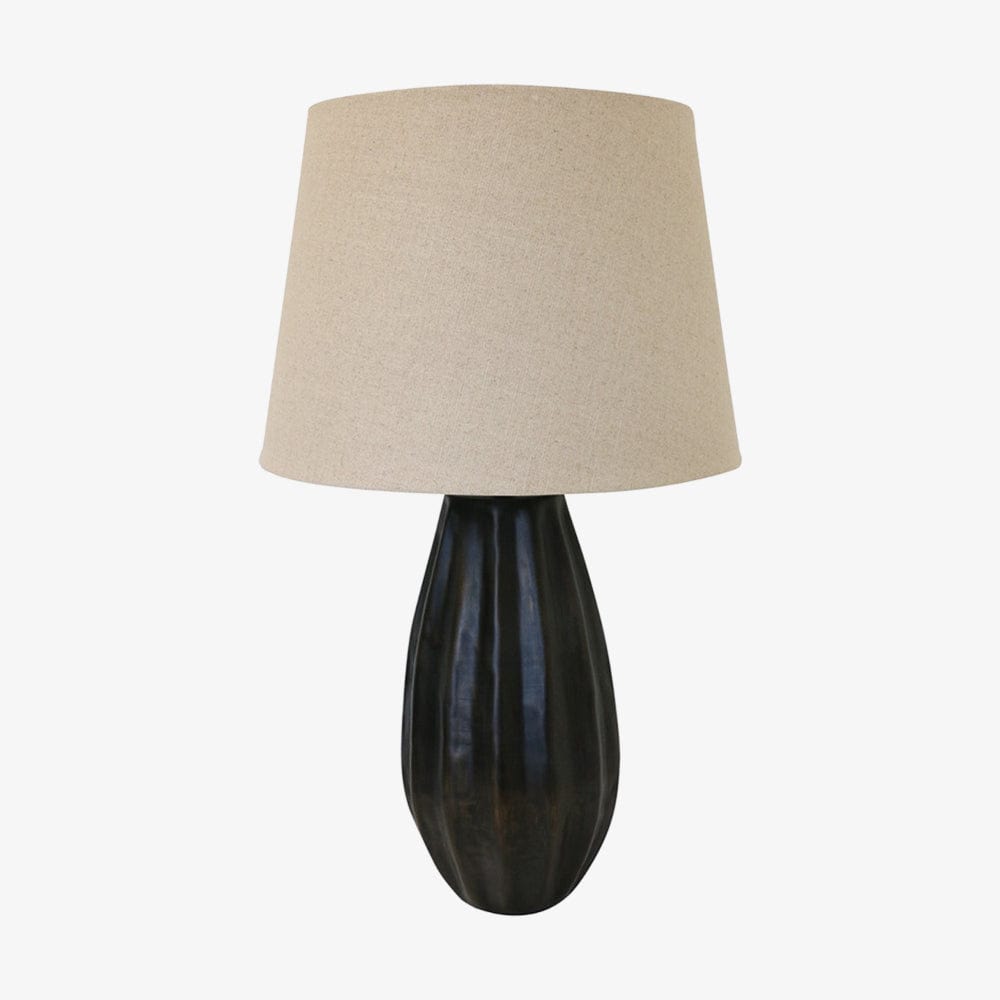 Table Lamps Tapered Seed Pod Design