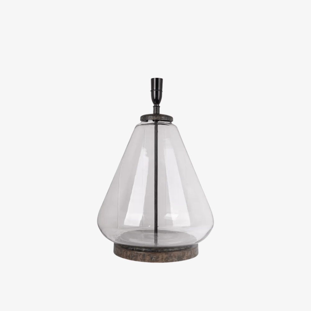 Table Lamps Tear Shape Glass Lampbase - Base Only