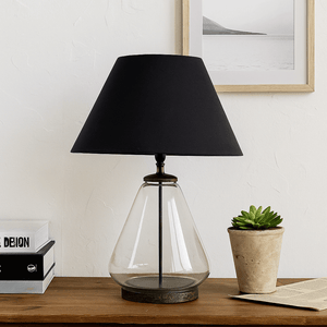 Table Lamps Tear Shape Glass Lampbase - Base Only