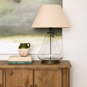 Table Lamps Tear Shape Glass Lampbase - Base Only