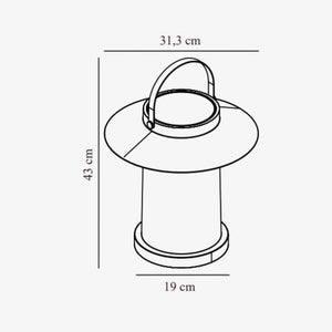 Portables Temple 35 Portable Solar Light