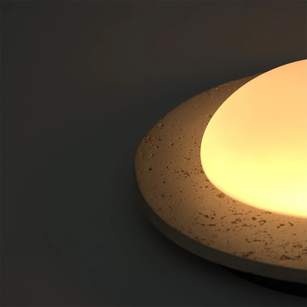 Oysters & Battens Thalos Travertine Oyster Light