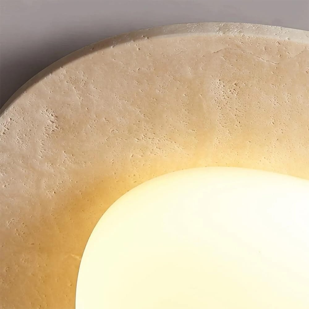 Oysters & Battens Thalos Travertine Oyster Light