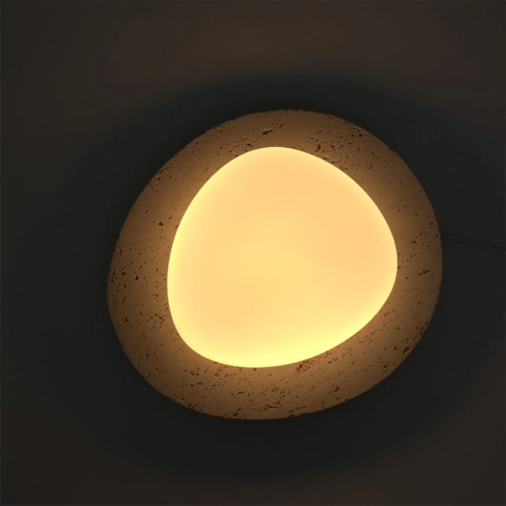 Oysters & Battens Thalos Travertine Oyster Light