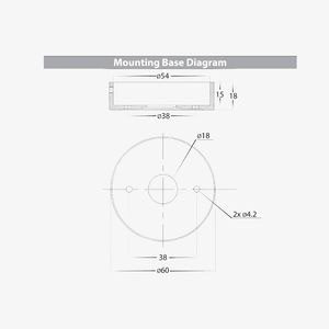 Exterior Wall Light Tivah Mini Fixed Down Wall Light - 12V