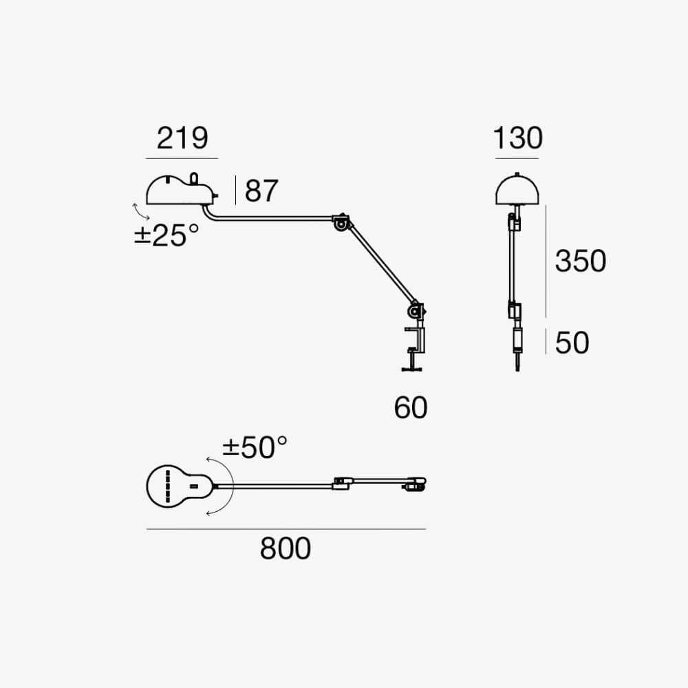 Table Lamps Topo Table Clamp Lamp