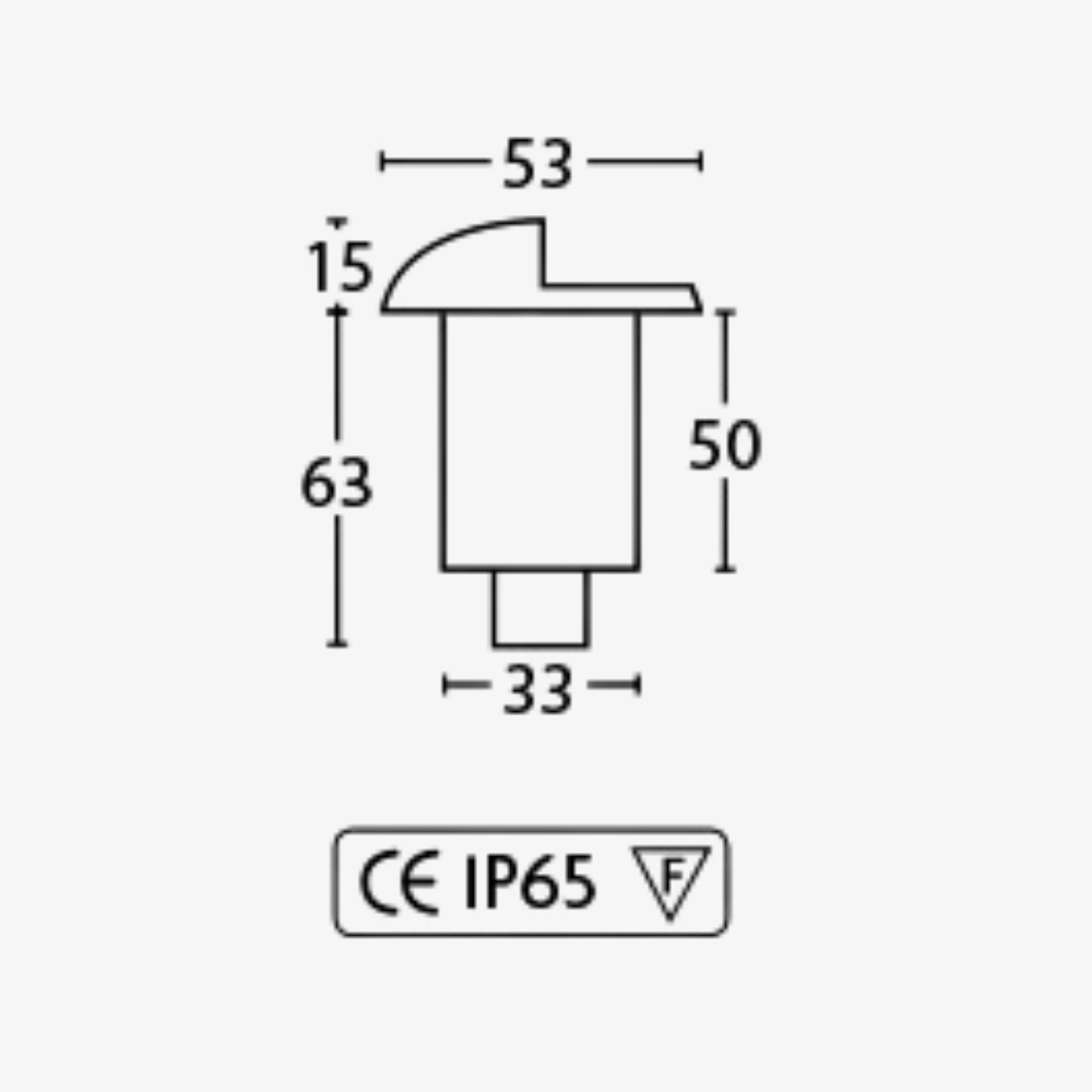 Exterior Wall Light Torakina Wall/Step Light