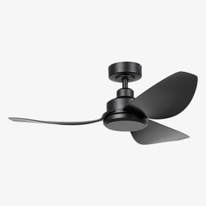 Without Light Torquay Ceiling Fan Matte Black