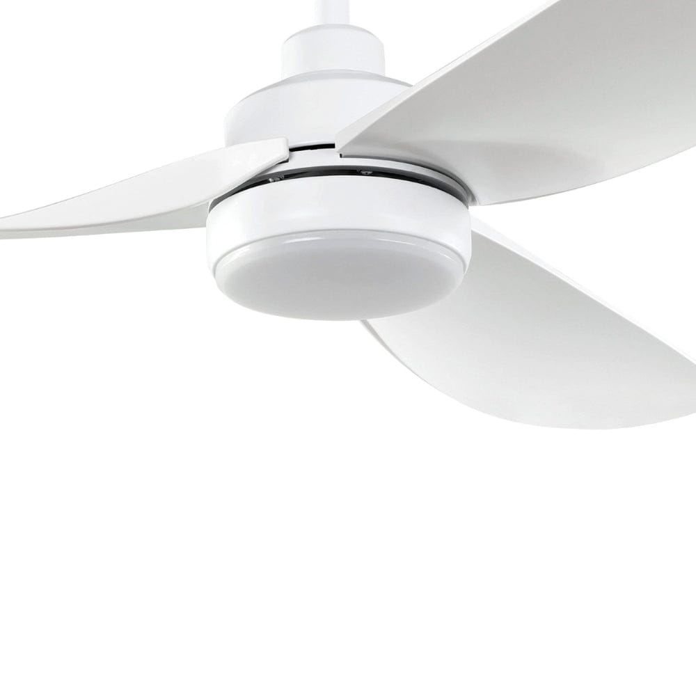With Light Torquay Ceiling Fan Matte White with Light