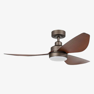 With Light Torquay Ceiling Fan Oil Rubbed Bronze and Koa Blades with Light