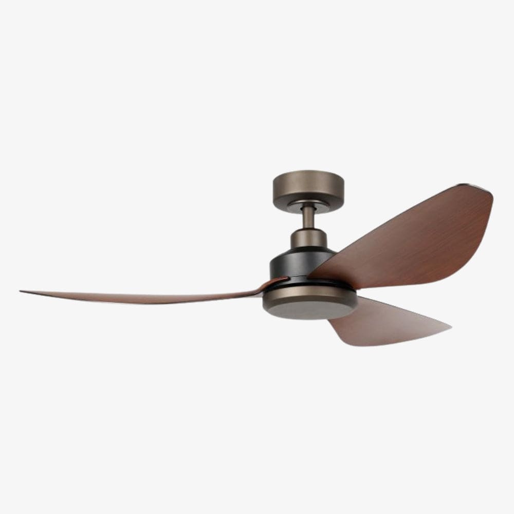 Without Light Torquay Ceiling Fan Oil Rubbed Bronze with Koa Blades