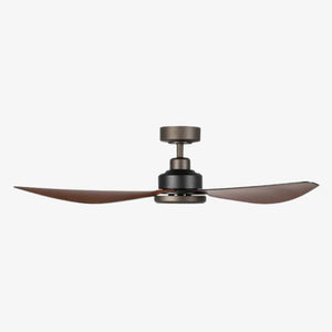 Without Light Torquay Ceiling Fan Oil Rubbed Bronze with Koa Blades