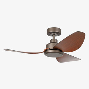 Without Light Torquay Ceiling Fan Oil Rubbed Bronze with Koa Blades