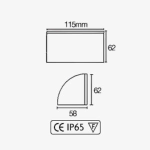 Exterior Wall Light Torquay Wall Light