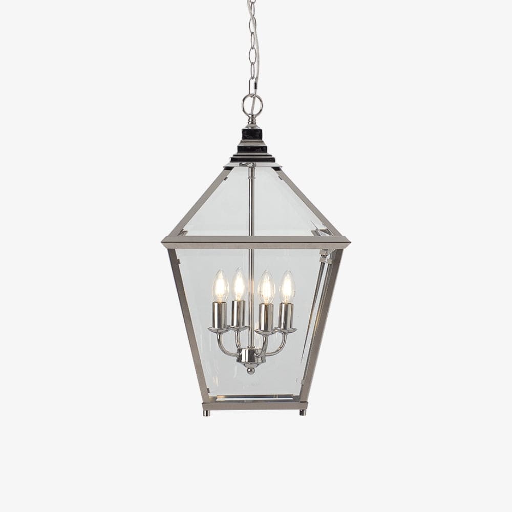 Interior Pendant Trapezoidal Lantern - Large