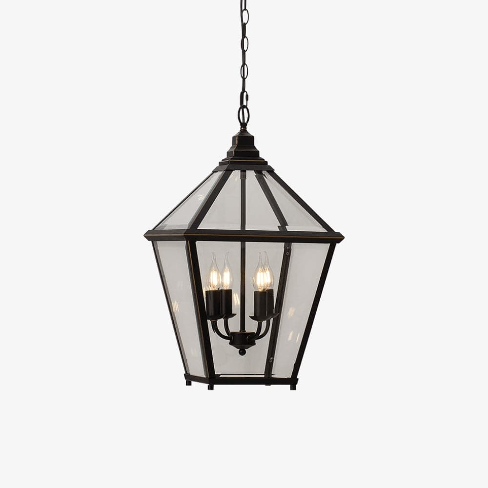 Interior Pendant Trapezoidal Lantern - Large