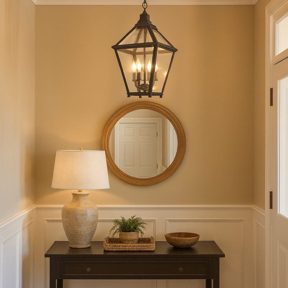 Interior Pendant Trapezoidal Lantern - Small