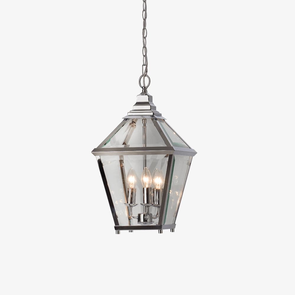 Interior Pendant Trapezoidal Lantern - Small