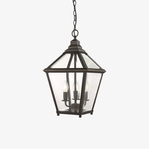 Interior Pendant Trapezoidal Lantern - Small