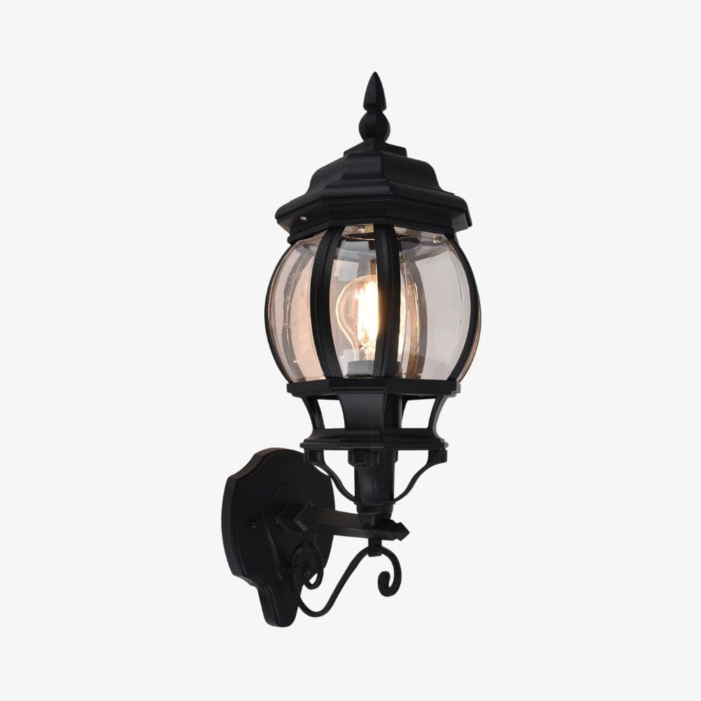 Exterior Wall Light Trener Aluminium Black Wall Light