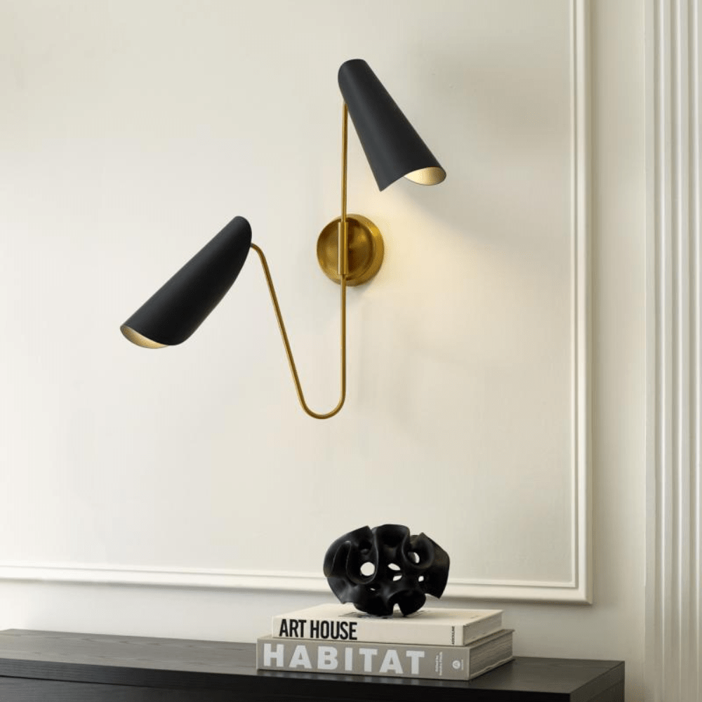 Two light wall online sconce