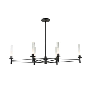 Linear Pendant Truss 6 Arm Linear Chandelier