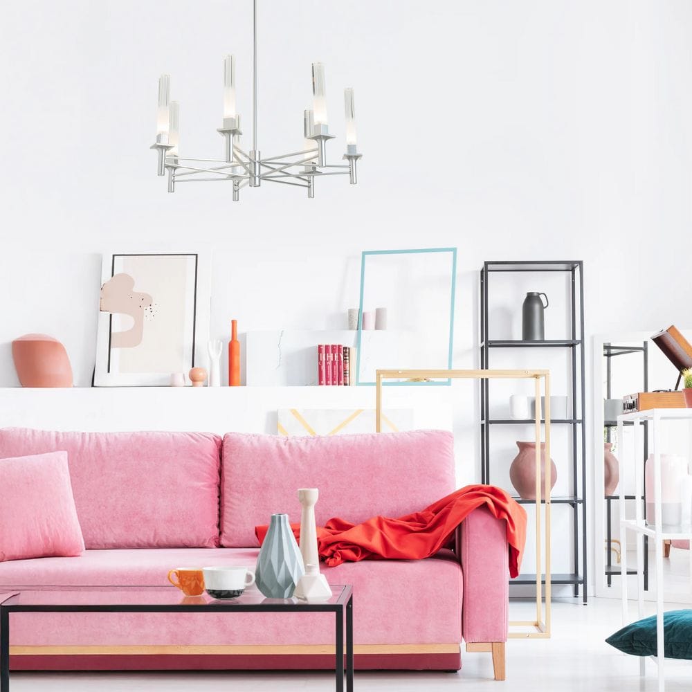 Interior Pendant Truss 7 Arm Round Chandelier