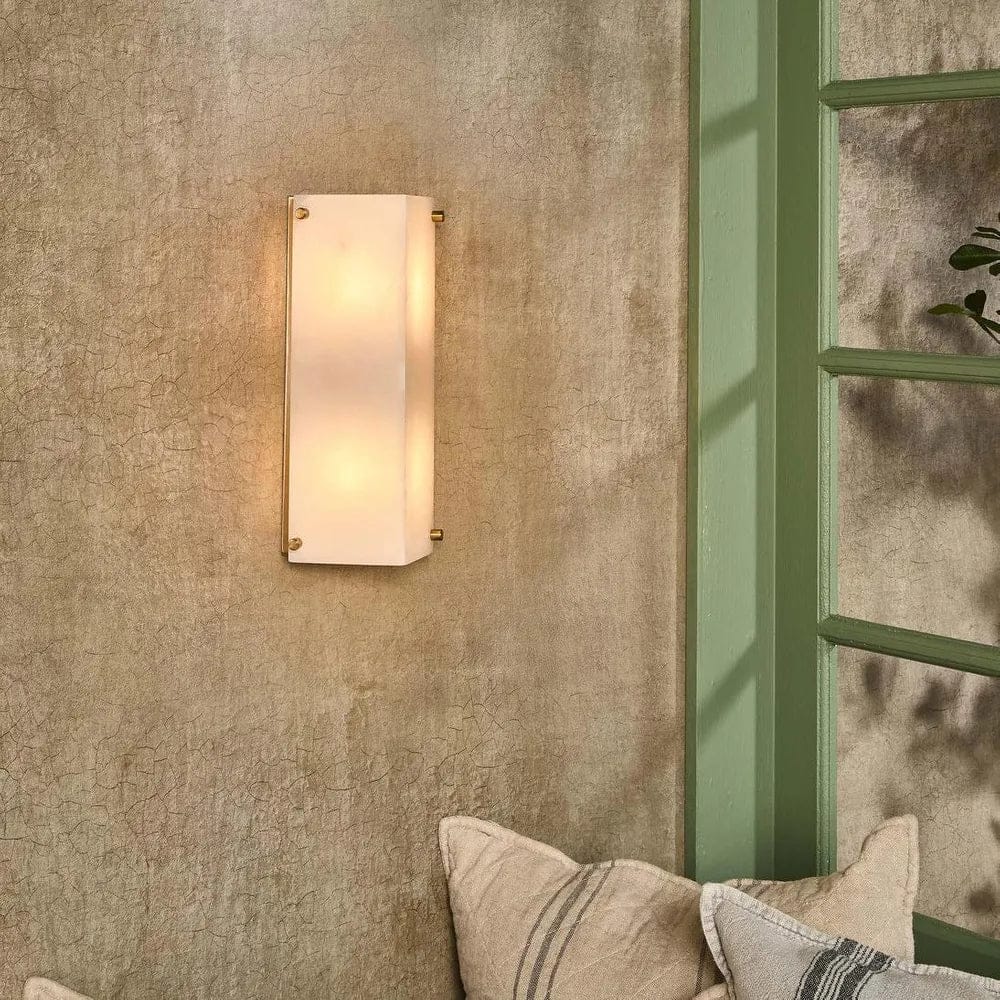 Interior Wall Light / Sconce Tubular Alabaster Wall Light