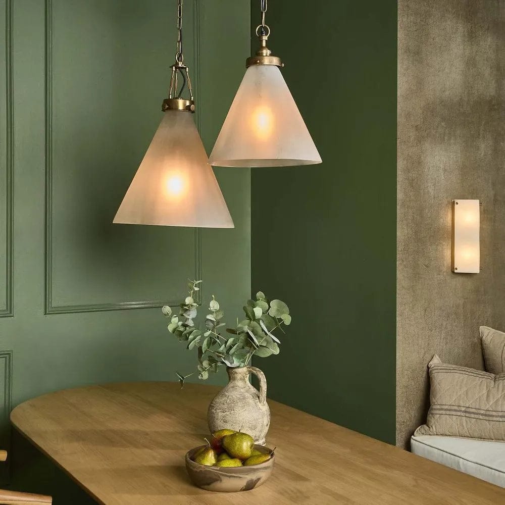 Interior Wall Light / Sconce Tubular Alabaster Wall Light