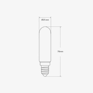 Globes Tubular - E12 - 4W - Clear - 2700K