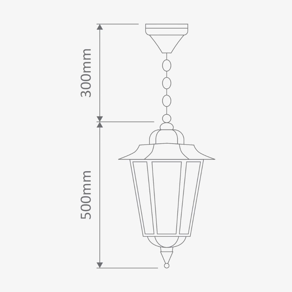 Exterior Pendant Turin Large Pendant Light