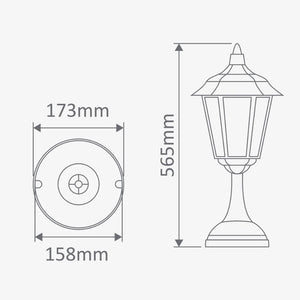 Pillar Mount Turin Pillar Mount