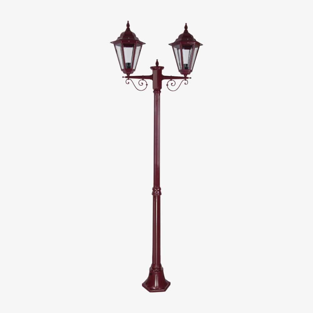 Post Lights Turin Twin Head Medium Post Light