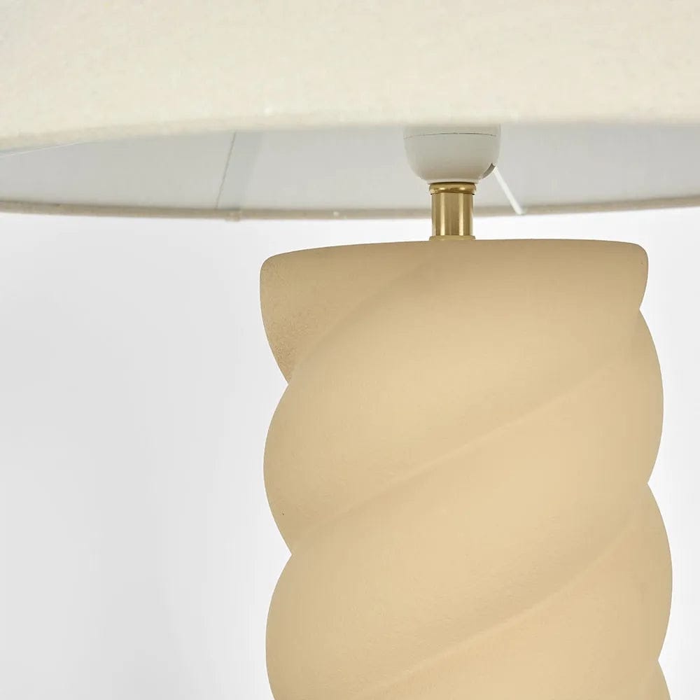 Table Lamps Twist Table Lamp & Shade Clay