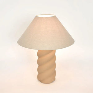 Table Lamps Twist Table Lamp & Shade Clay