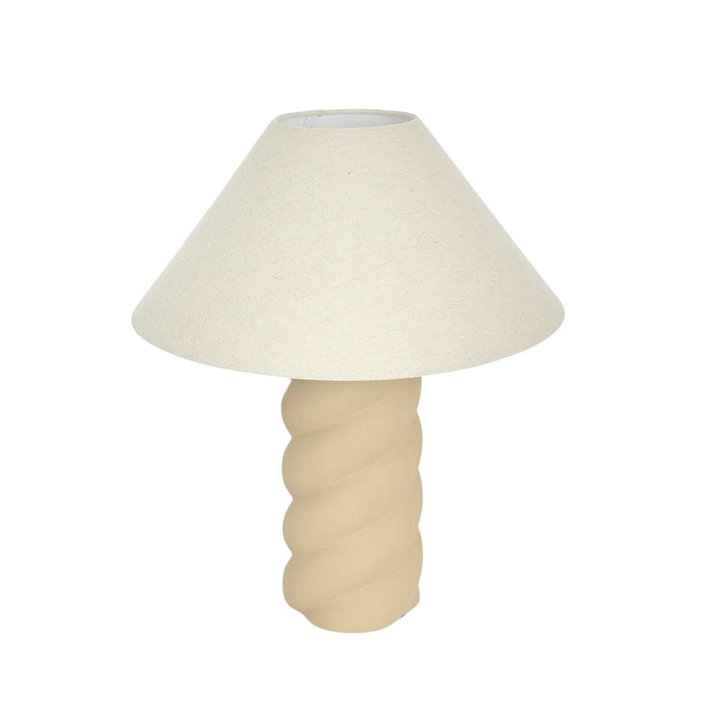 Table Lamps Twist Table Lamp & Shade Clay