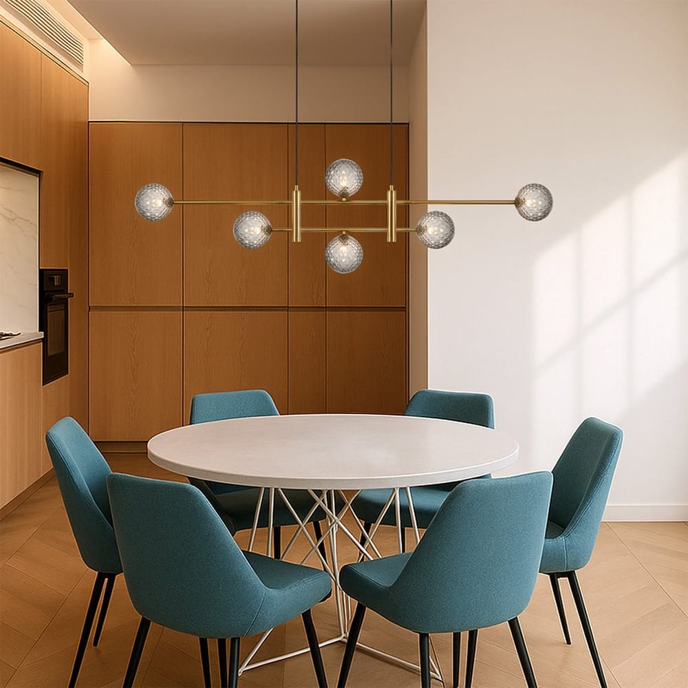 Linear Pendant Tyson 6-Light Pendant - Antique Gold