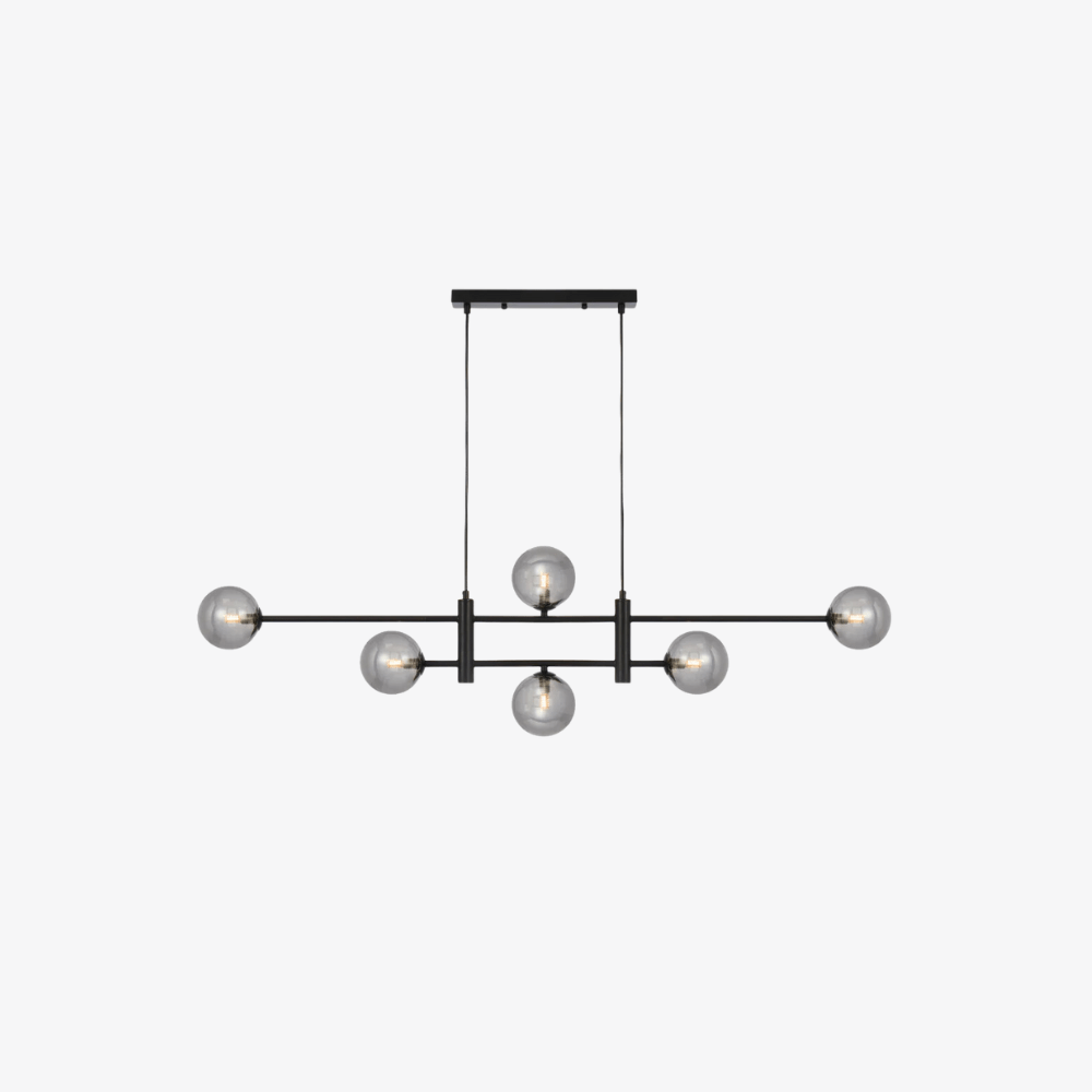 Interior Pendant Tyson 6-Light Pendant - Black