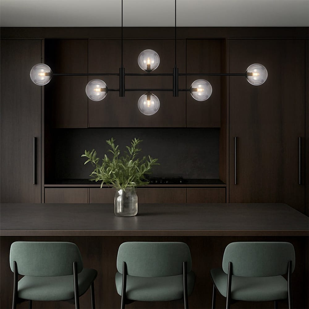 Linear Pendant Tyson 6-Light Pendant - Black
